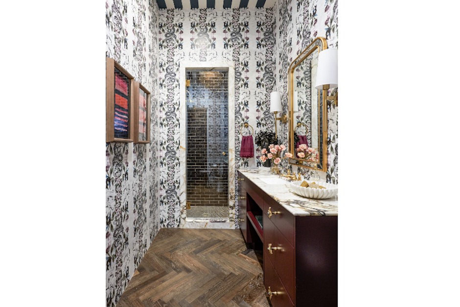 flower magazine showhouse 2023 Veronica Solomon bathroom