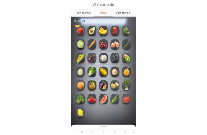 AI generated food list