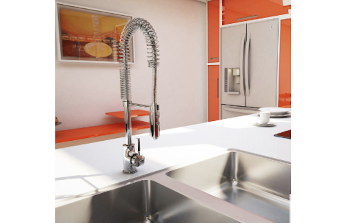 pro style pulldown kitchen faucet