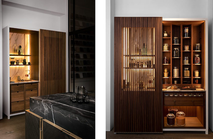 organized kitchen cabinet storage