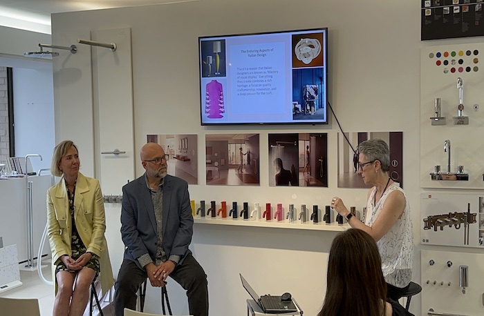 panel discussion at Hastings a&d market day