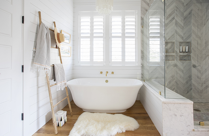 The Rejuvenating Bathroom: Margaret Wright Photography © 2018 Houzz