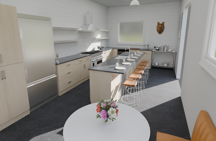 houzz kitchen render