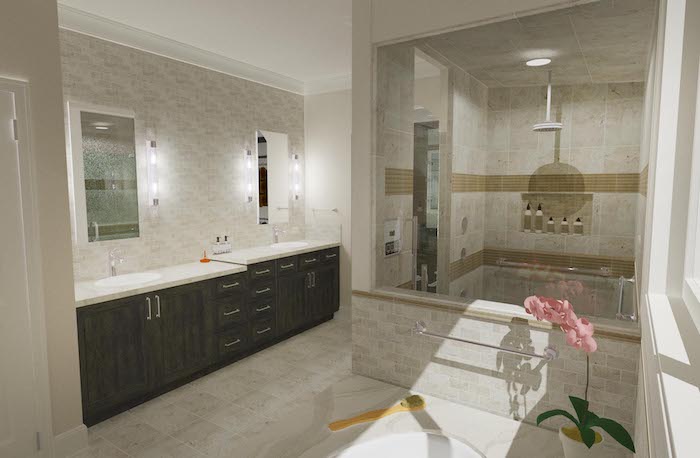 living in place institute primary bath render