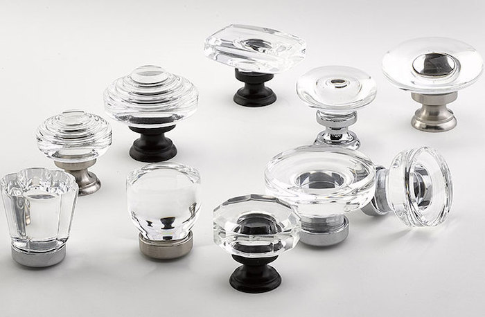glass door knobs