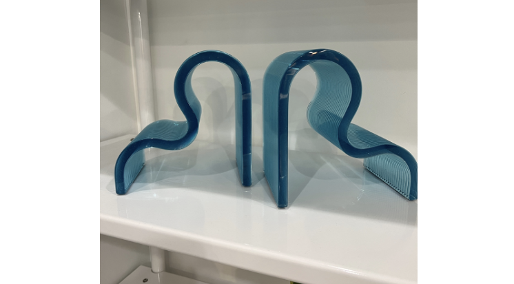 glass bookends