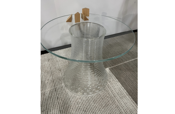 3d printed glass table