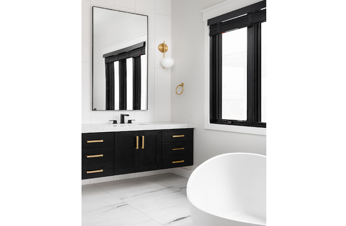 plan collection floating vanity