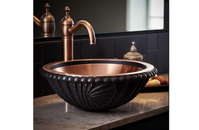 copper sink