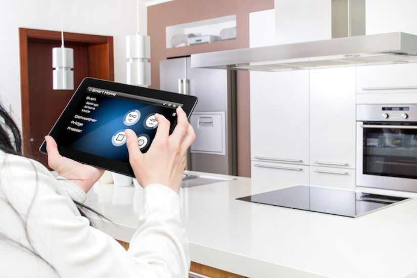 smart kitchen tablet controls