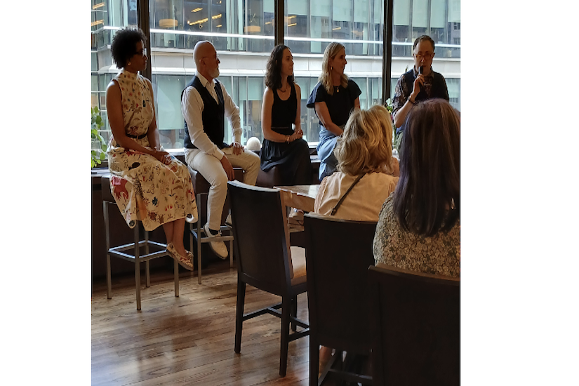 panel at sub-zero showroom a&d building market day