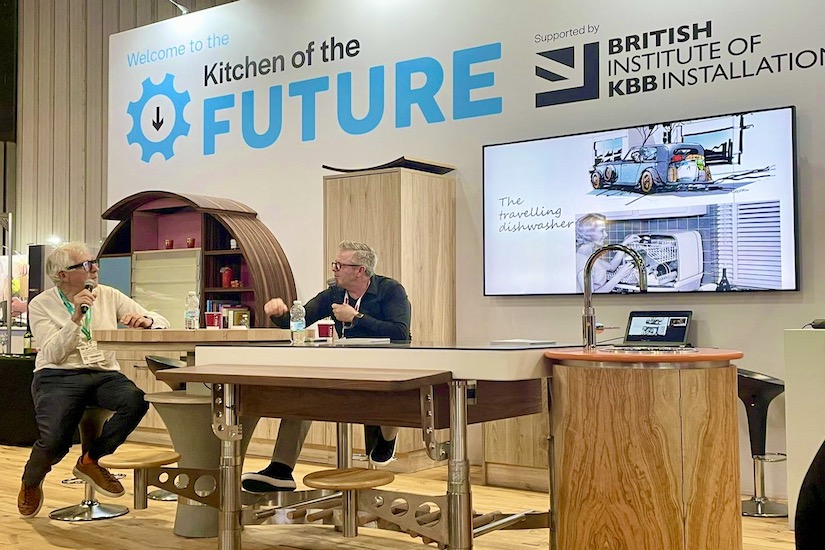 mark conacher and Johnny grey discuss kitchen of the future at installershow 2024