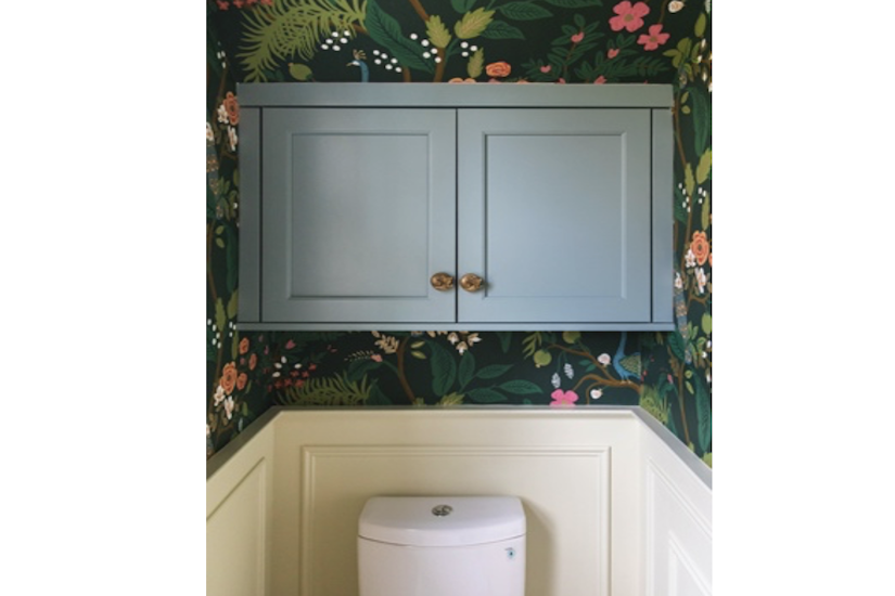 cupboard over toilet