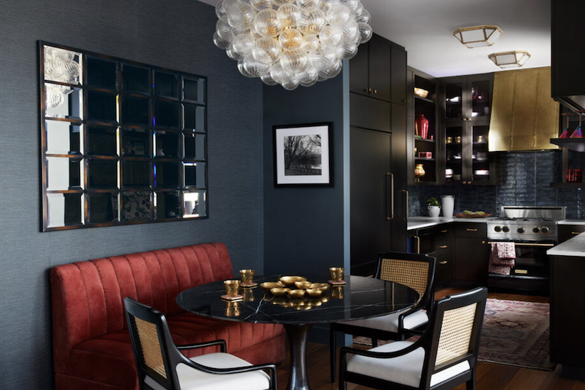 small black kitchen by Vivian hung