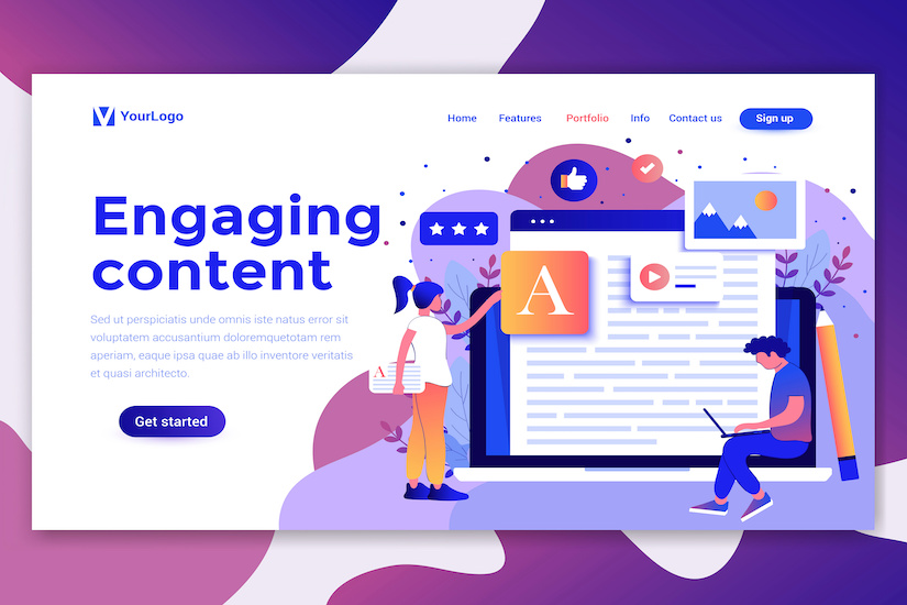 engaging content for google