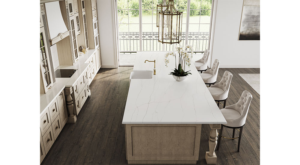 LX Hausys America Viatera Quartz.