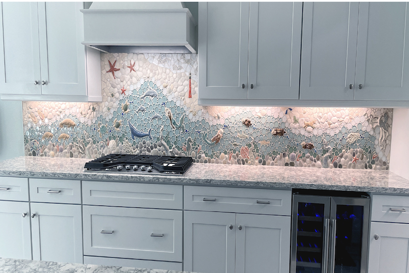mosaic in kitchen