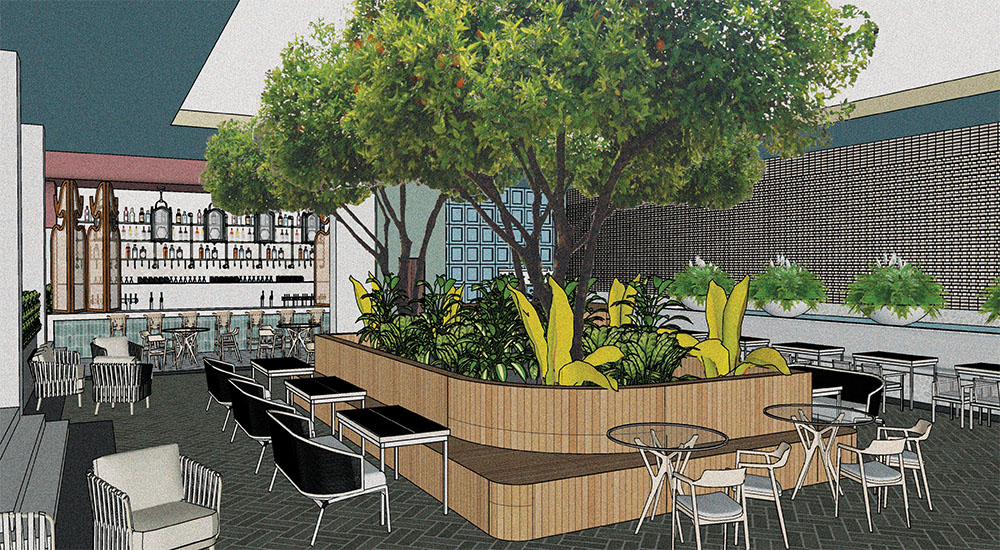 courtyard rendering