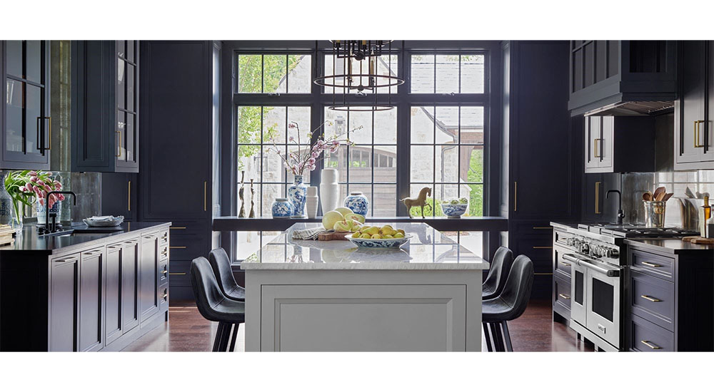 traditional kitchen with window