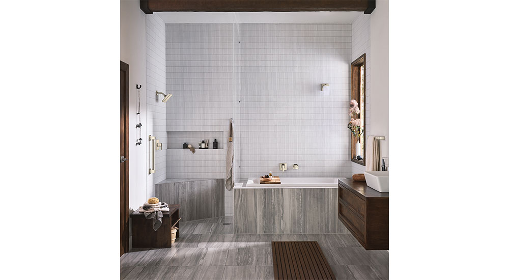 Moen example for materials and finishes trends