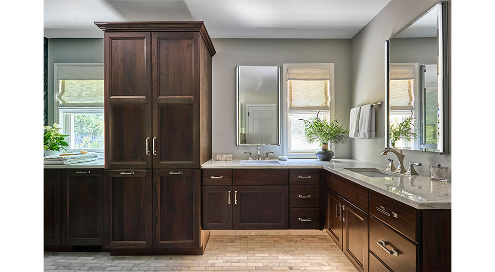 Kitchen and Bathroom Storage - a bathroom designed by Michael Mean