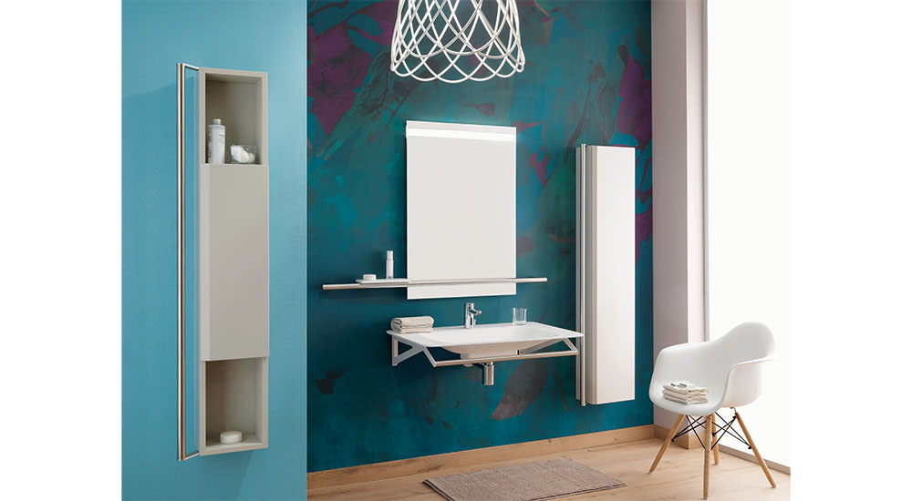 accessible multigenerational bathroom storage and fittings