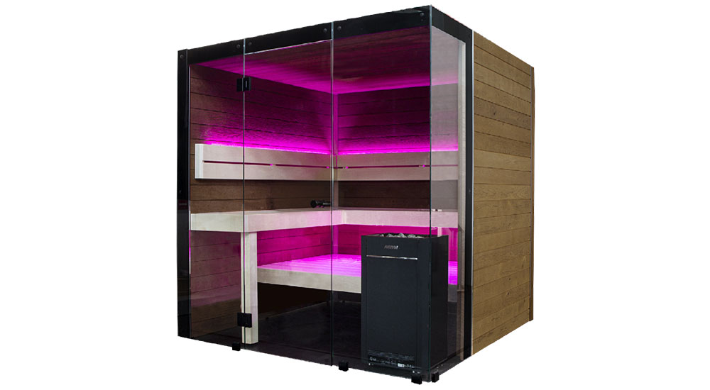 Block indoor sauna