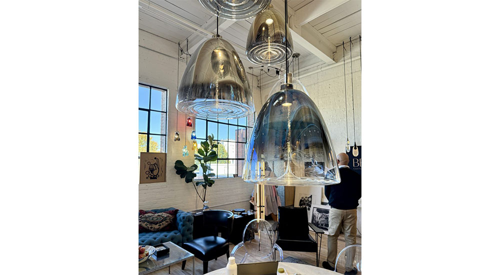 glass pendant lights at high point
