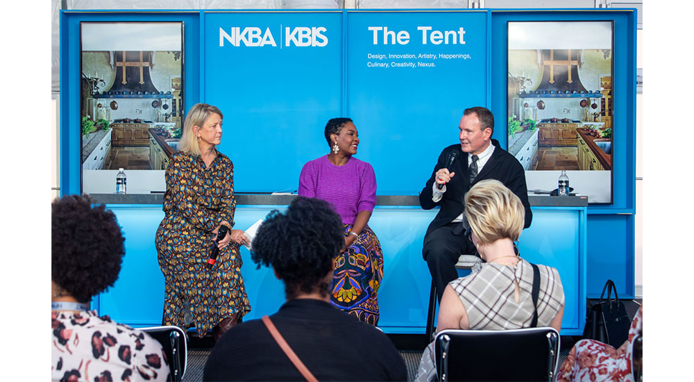 nkba tent high point Arianne Bellizaire, Barry Dixon, Karen Carroll
