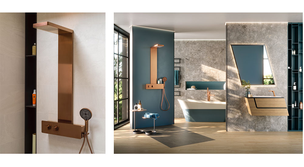 Columna Oxo Cobre Cepillado