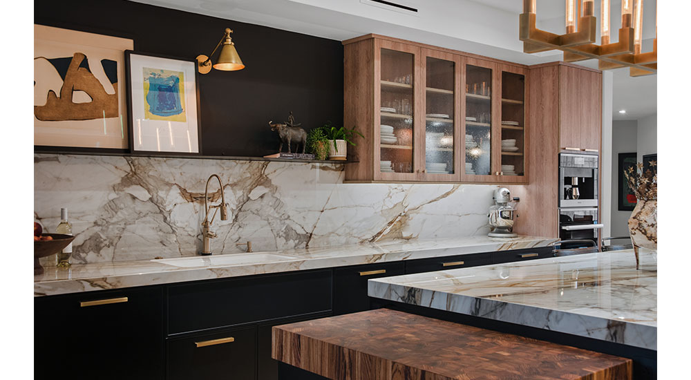 Krista Agapito of S&W Kitchens designed this kitchen adding luxury at every budget