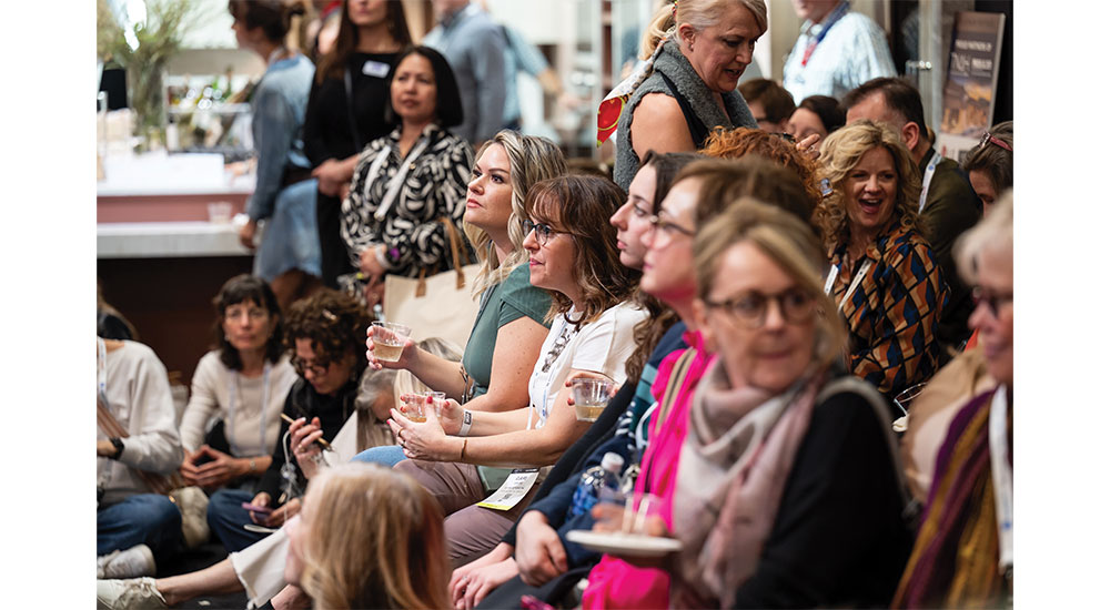 Attendees at the KBISNext stage at KBIS 2024.