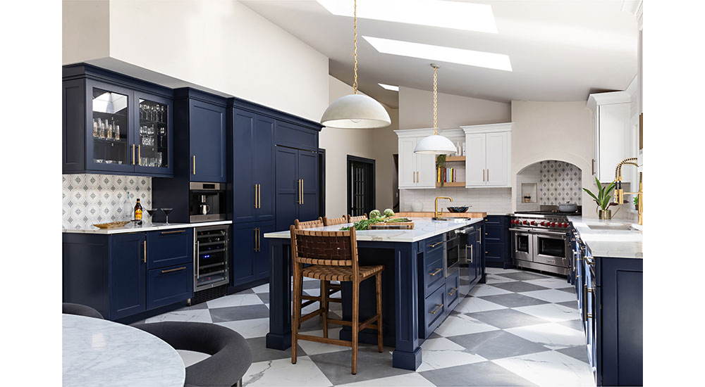 For high-end kitchens with plenty of space like this one designed by Aparna Vijayan of Ulrich Inc., a great feature homeowners are seeking today is a built-in coffee system like the one pictured by Wolf. Also included is a drawer microwave from Sharp, a wine refrigerator from Summit and a Sub-Zero French-door refrigerator.