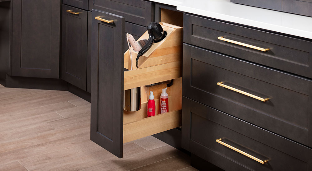 Hardware Resources Powered Vanity Pullout