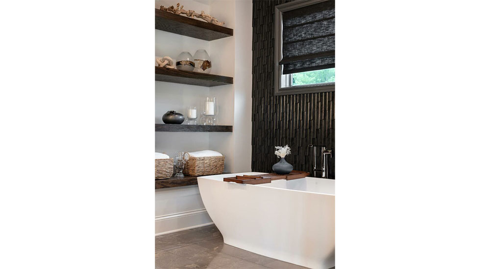 freestanding bathtub and self-care products design trend