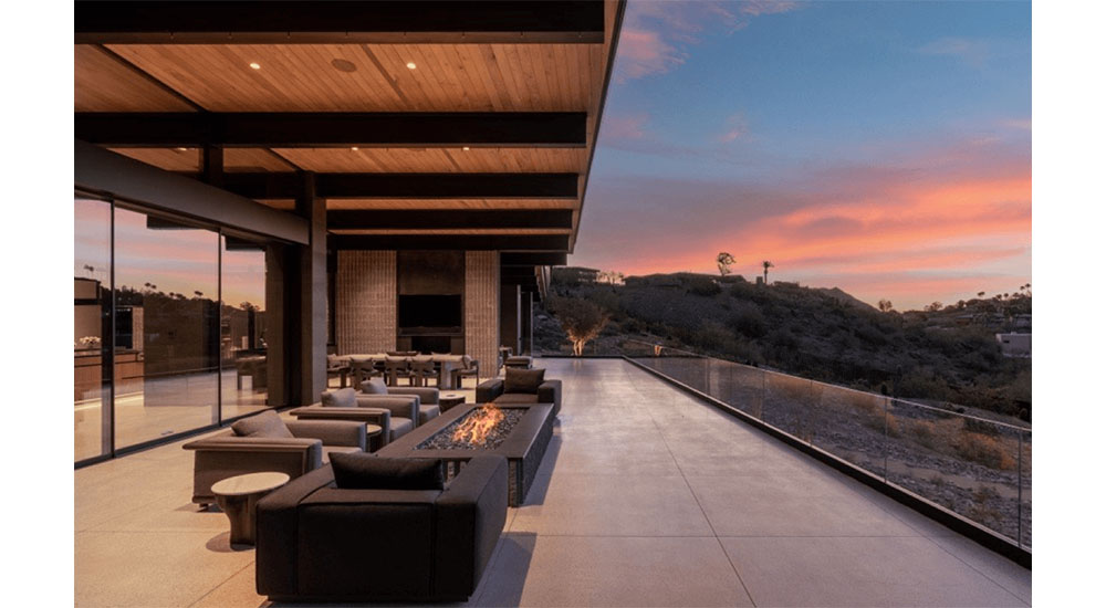 integrating speaker technology in outdoor ceiling