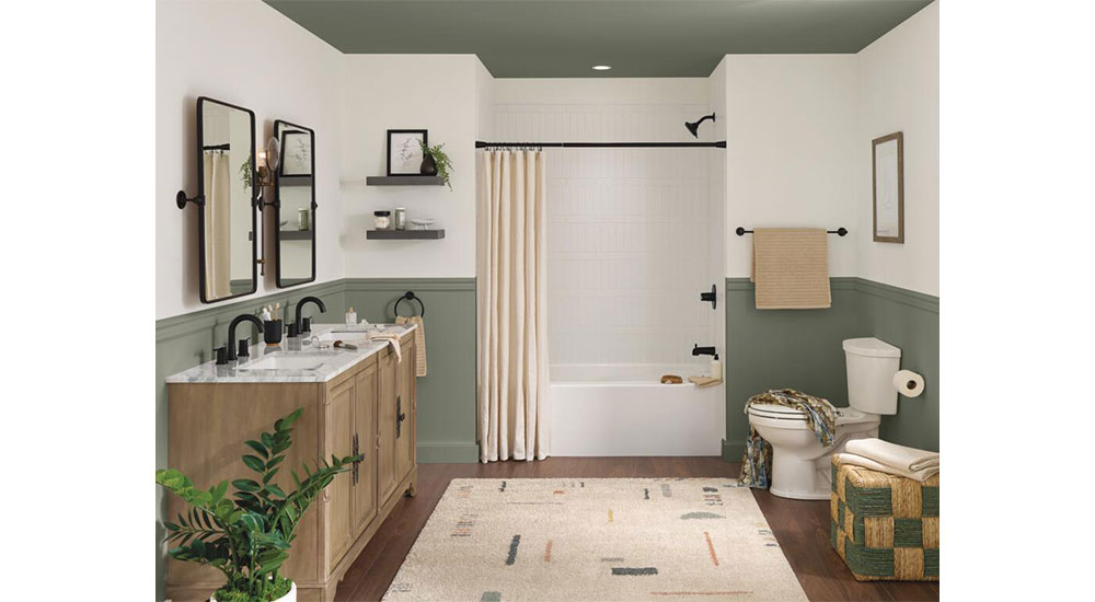 Peerless Flute Collection Tub and Shower Fixtures