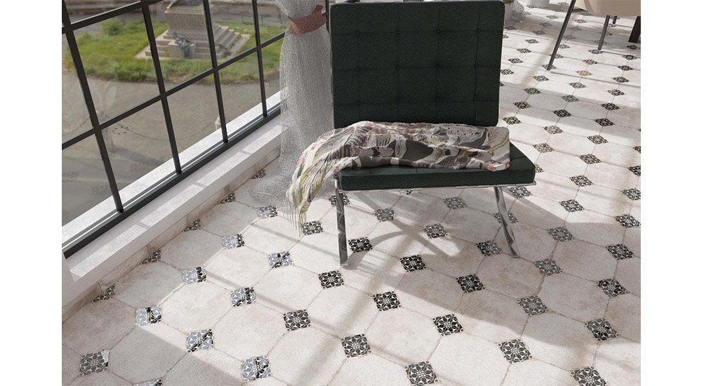 tile on sunroom floor