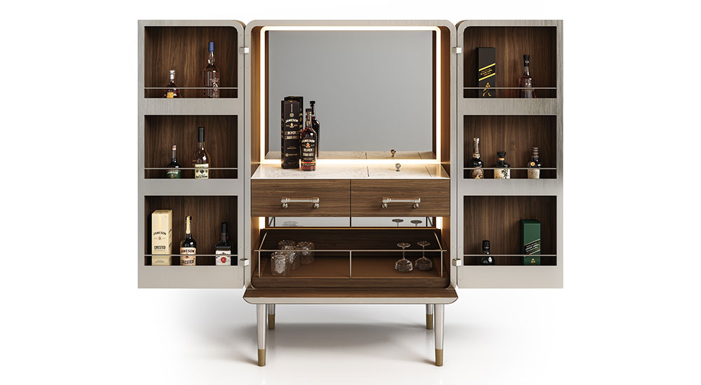 Pierattelli Architetture and Officine Gullo Cocktail Cabinet