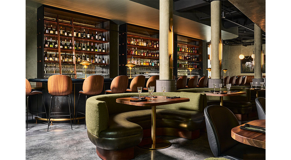 restaurant interior subdued colors sedy 2025