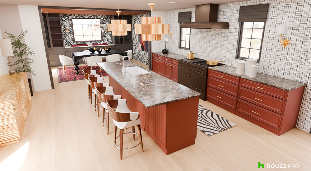 Astrology-Inspired 3D Floor Plan with Houzz Pro