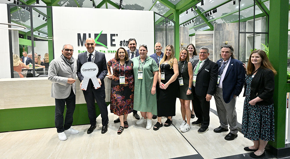Coverings 2025 Best Booth Awards MILEstone
