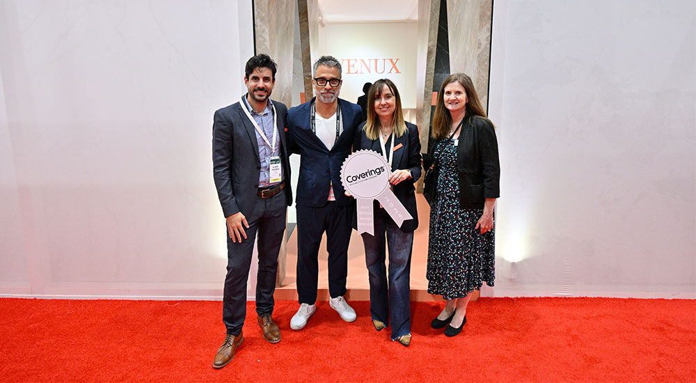 Coverings 2025 Best Booth Awards Venux