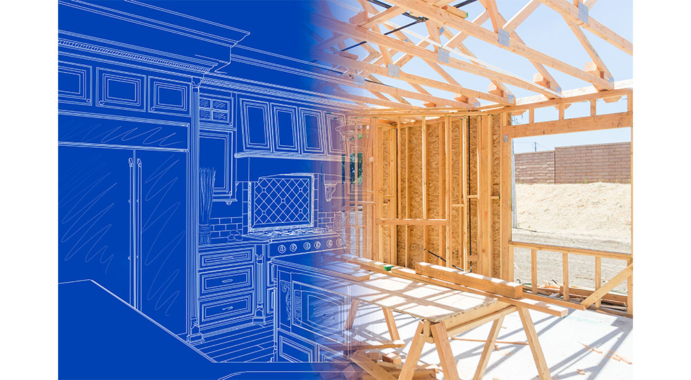 blueprint and framing collage design construction professionals schedule