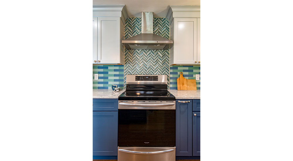colorful tile kitchen backsplash Luanda bay tile
