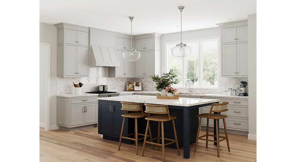 sustainable cabinets in traditional kitchen