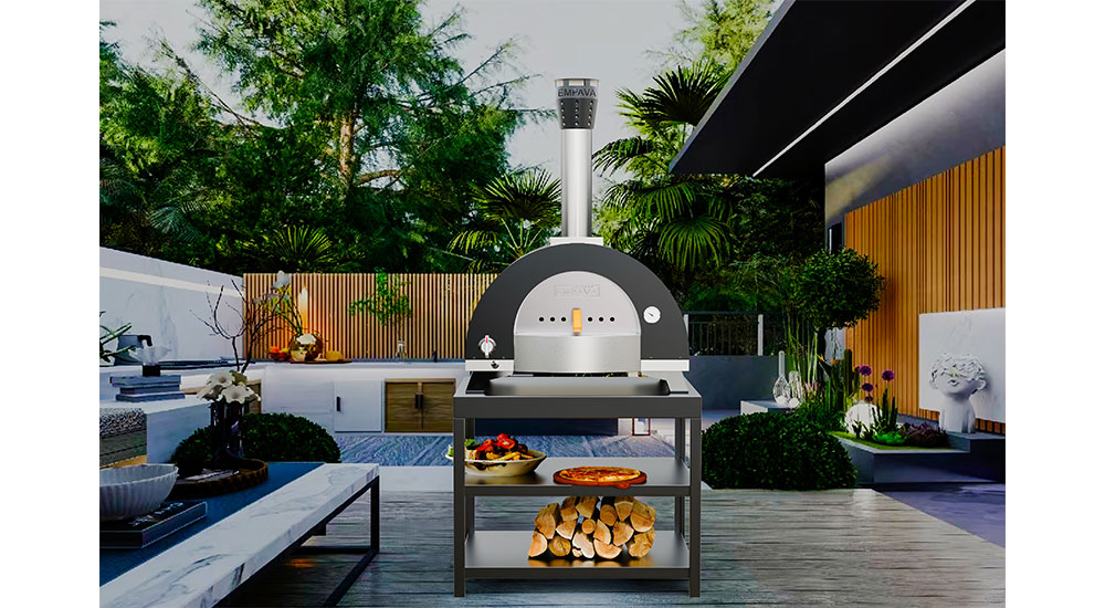 Empava Countertop Dual-Fuel Outdoor Pizza Oven