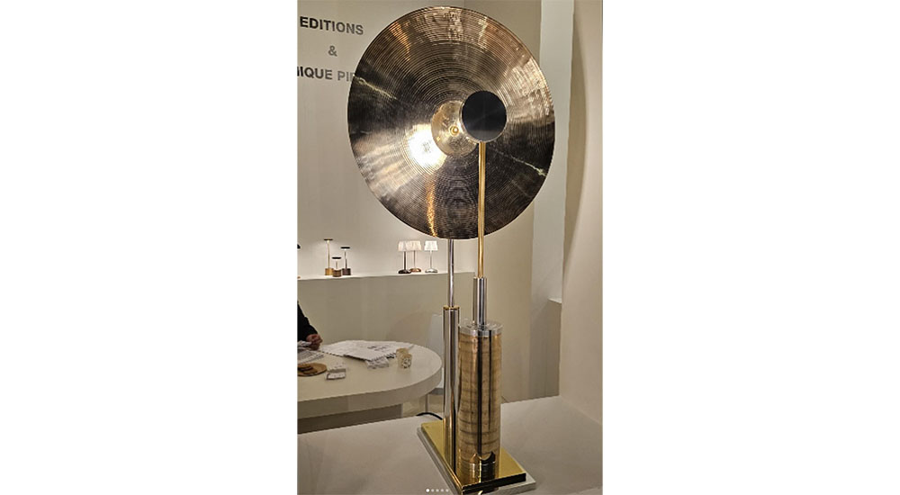 cymbal lamp by hisle milan