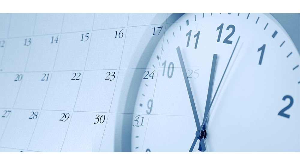 calendar clock schedule deadline