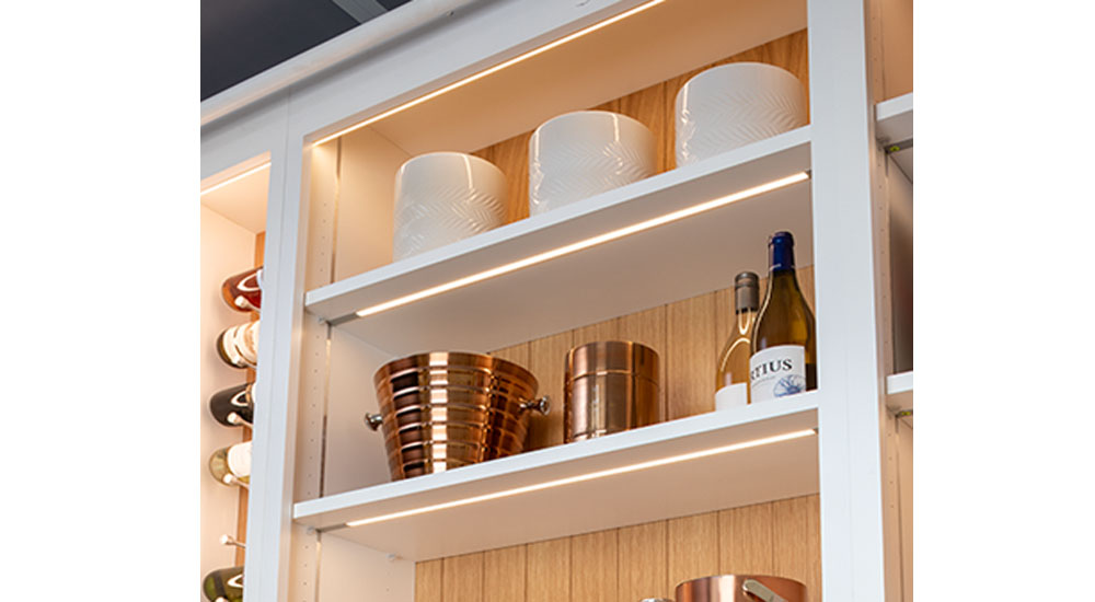 LED shelf lighting hafele